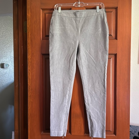 Ann Taylor Medium Grey Pants size 4. Cotton/Rayon/Spandex blend. - Picture 1 of 12
